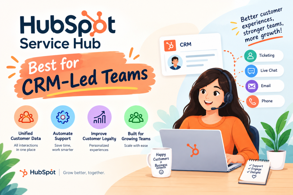 HubSpot Service Hub: Best for CRM-Led Teams